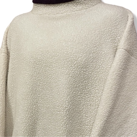 Vintage 90s Purple Mountain Sherpa Fleece Sweater - Picture 6 of 7